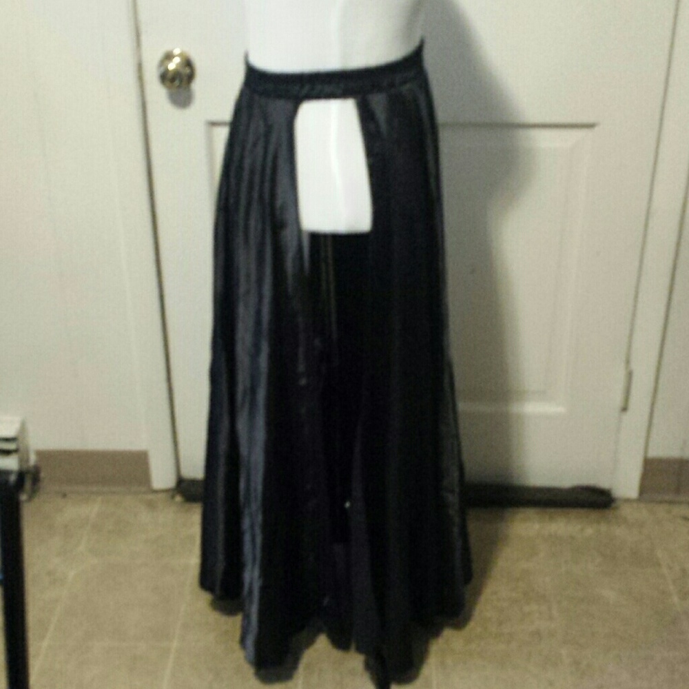 Belly dance skirt, high side slits